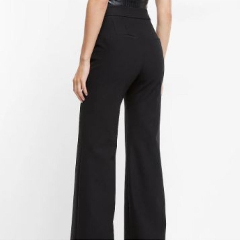 Express NWOT super high rise Flare Pants - Picture 2 of 8